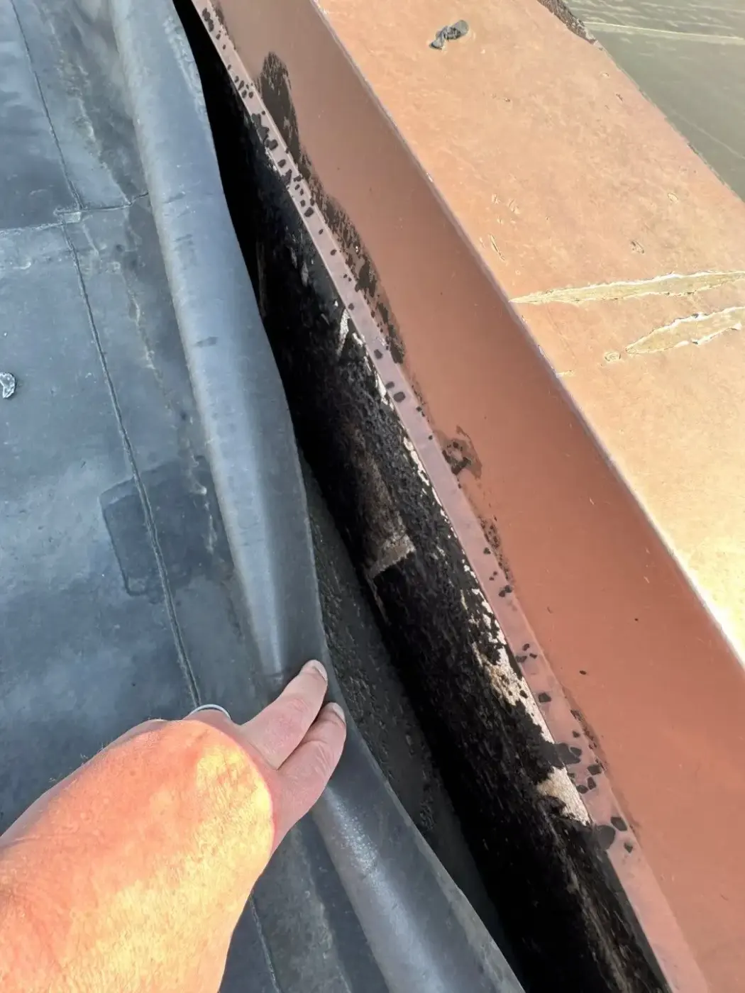 Flashing and seam work in Oaklandon
