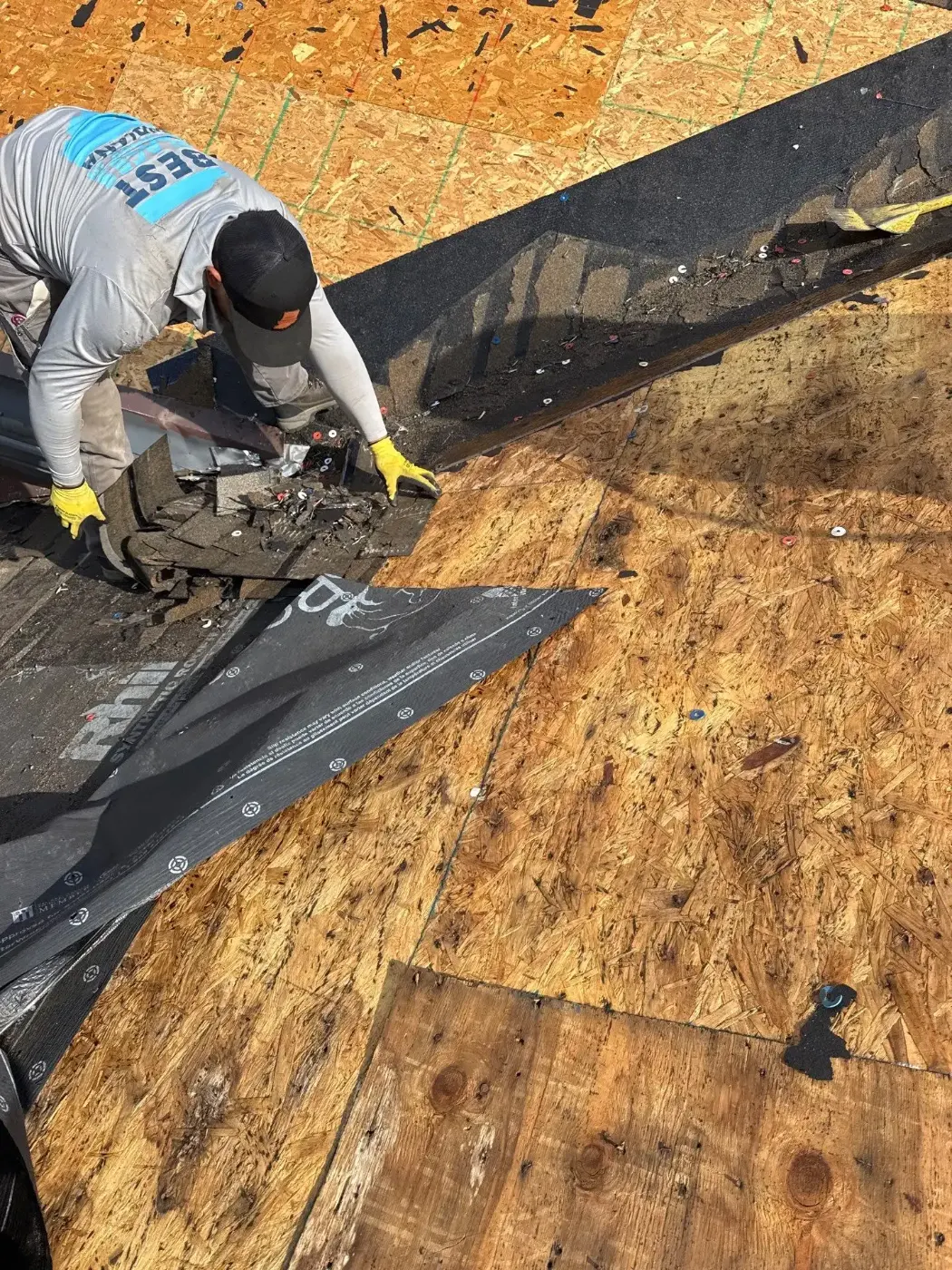 Commercial roof inspection documented in Oaklandon